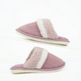 thumbnail image 1 of Women's and Men's Fuzzy Cozy House Slippers with Soft Faux Fur Lining, 1 of 9