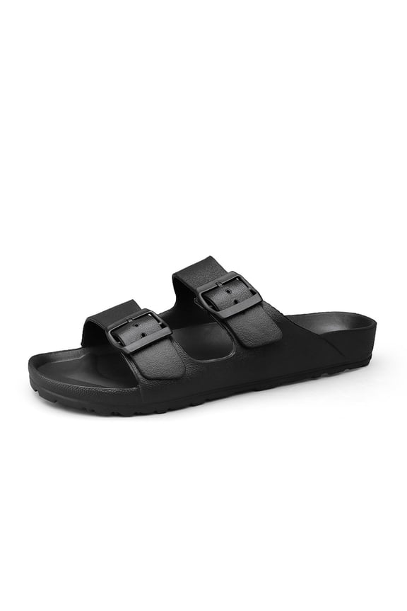 Women's and Men's Platform Sandals Comfortable Slip-On Slides for Summer Beach