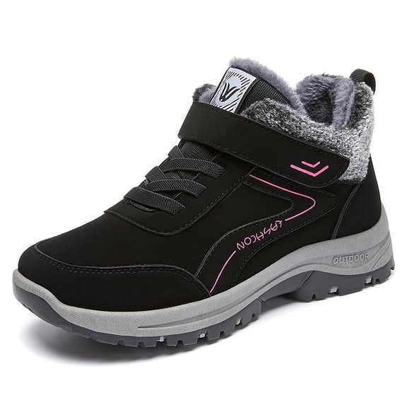 Women's and Men's Thermal Snow Boots - Fur Lined Winter Boots with Anti-Slip Sole for Walking, Outdoor & Cold Weather