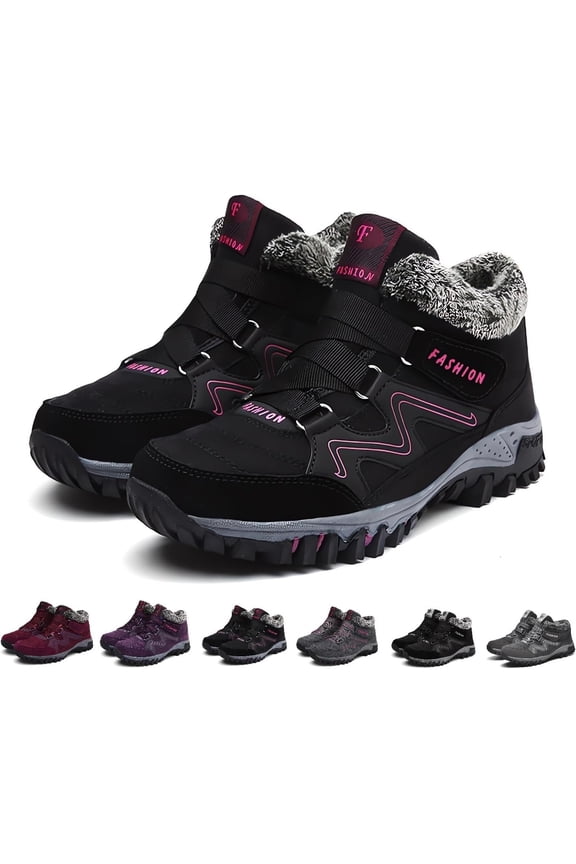 Women's and Men's Thermal Winter Boots - Waterproof Snow Boots with Warm for Hiking, Work & Walking