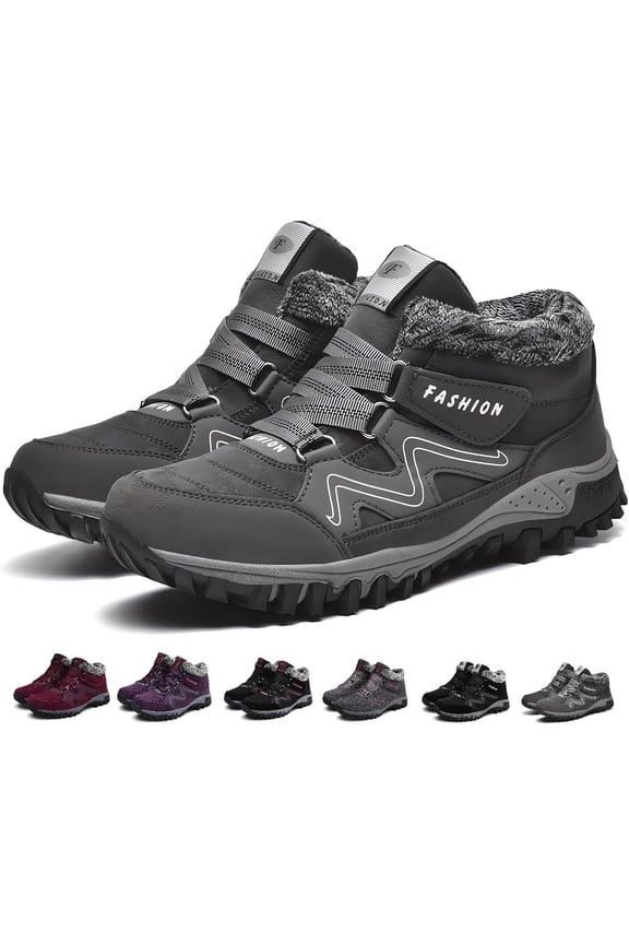 Women's and Men's Thermal Winter Boots - Waterproof Snow Boots with Warm for Hiking, Work & Walking