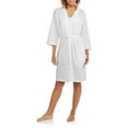 thumbnail image 1 of Women's and Women's Plus Light Weight Waffle Sleep Robe, 1 of 1