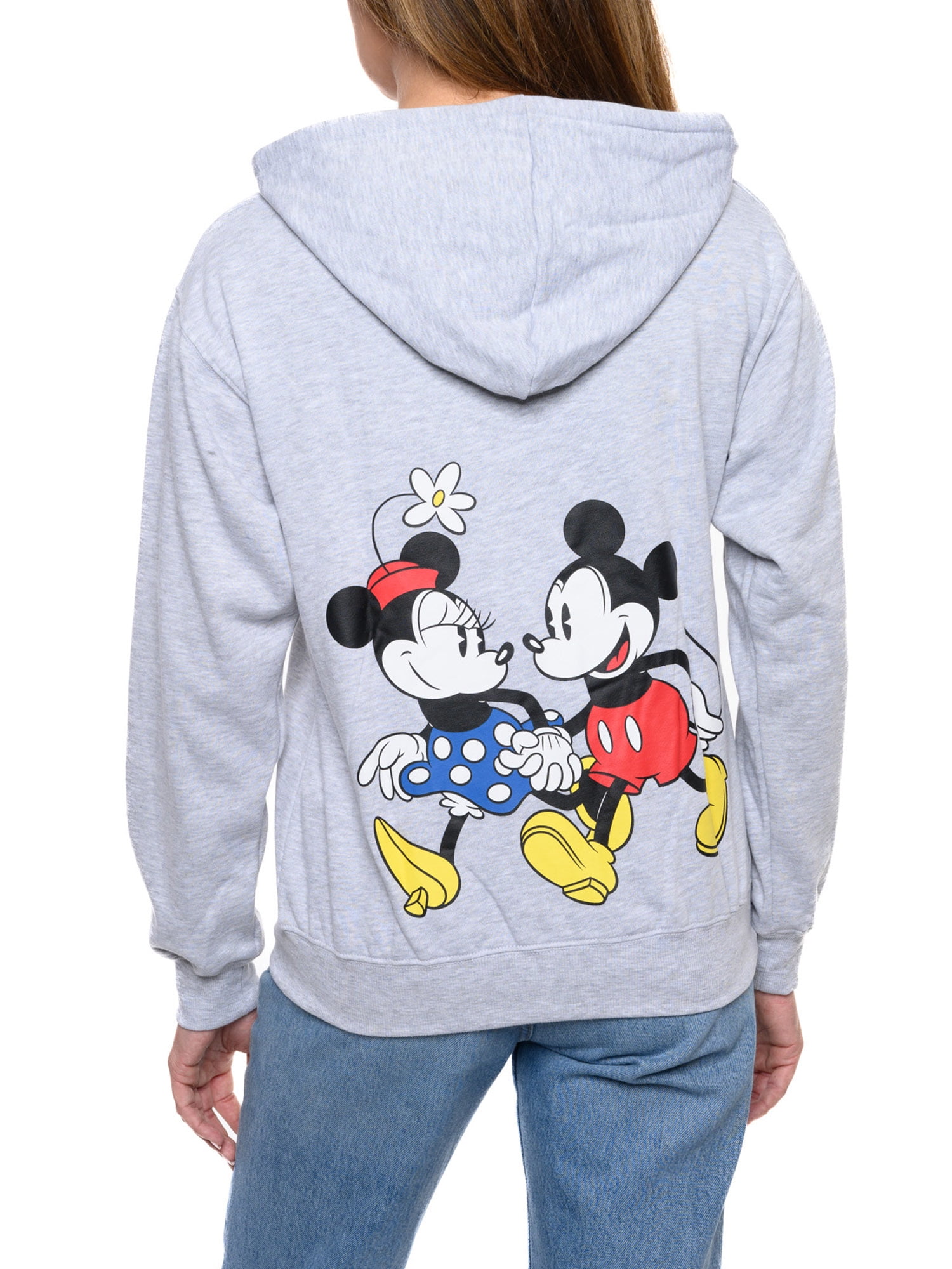 Women's and Women's Plus Mickey & Minnie Mouse Zip Hoodie