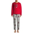 thumbnail image 1 of Women's and Women's Plus Plush PJ Set - Mickey, 1 of 6