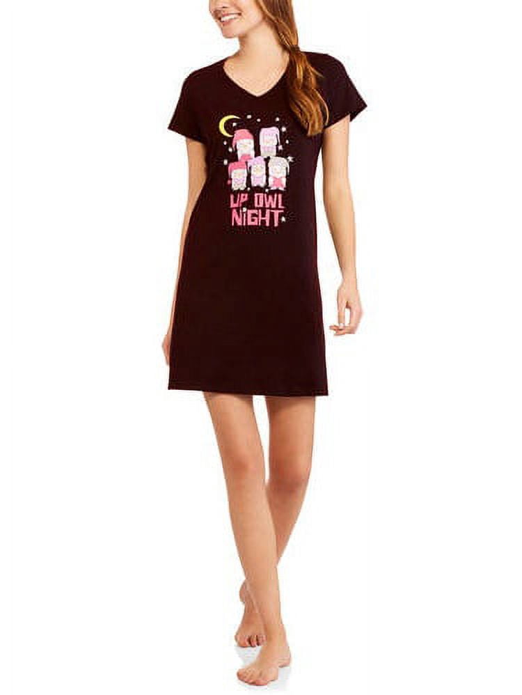 Women's and Women's Plus Short Sleeve Sleep Shirt