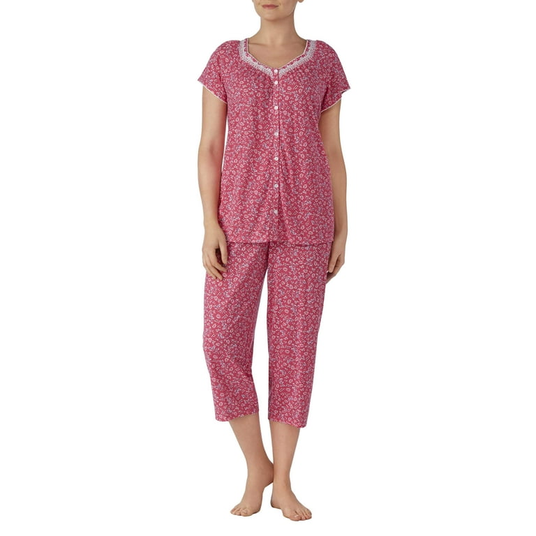 Women s and Women s Plus Traditional Pajama Set