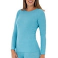 thumbnail image 1 of Women's and Women's Plus Waffle Thermal Underwear Crew Top, 1 of 4