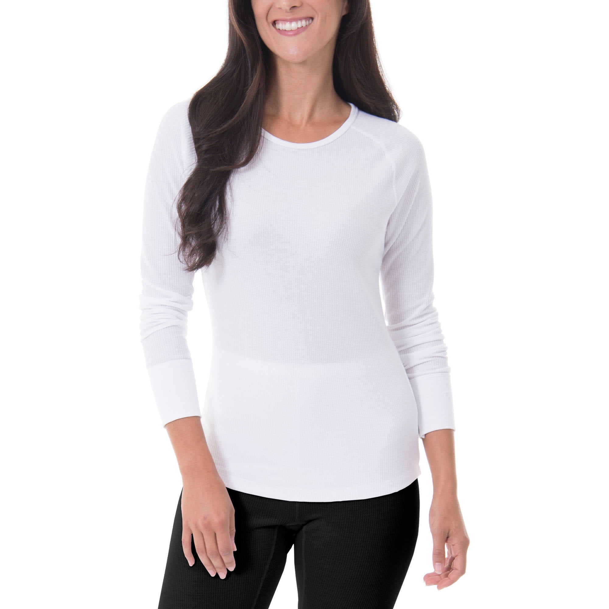 ladies waffle thermal shirts