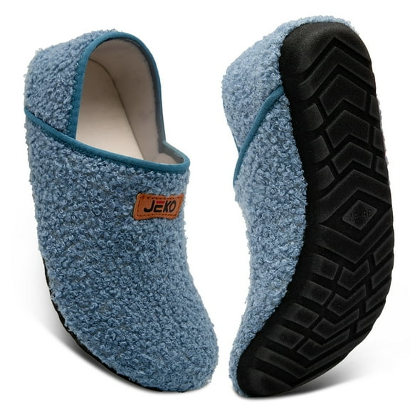 Women's and men's slippers, plush slippers, warm and anti-slip home slippers and socks
