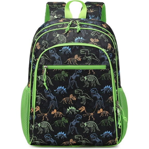 Women's backpack, cute, lightweight, waterproof travel backpack, picnic backpack, dinosaur women's backpack with chest and dinosaur pink