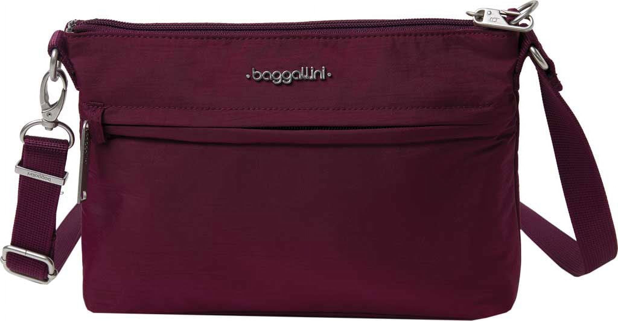 Women's baggallini AntiTheft Memento Crossbody Bag Eggplant OSFA