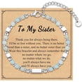 thumbnail image 1 of Women's beaded bracelet, perfect as a gift for best friends, girlfriends, sisters, daughters, granddaughters, nieces, or for Christmas, birthdays, and Valentine's Day., 1 of 4