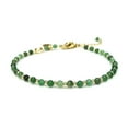 thumbnail image 1 of Women's bracelet 4mm hand-beaded gold chain crystal bracelet holiday gift birthday garnet bracelet, 1 of 32