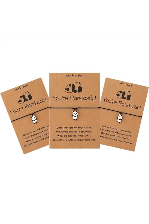 Women's bracelet with a small panda pendant, gentle and cute style (Gift for daughter/granddaughter/couple)