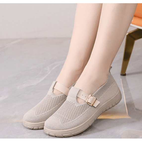 Women's breathable walking sports shoes, soft sole and Mesh surface comfortable shoes