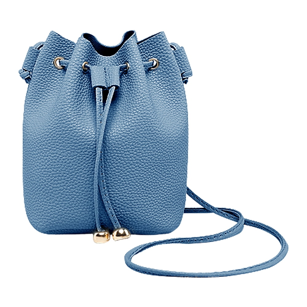 Women's bucket Bag and purse fringe pull rope bucket bag fashionable ...
