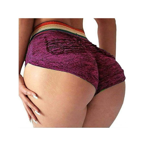 Women's buttock lifting high waist shorts