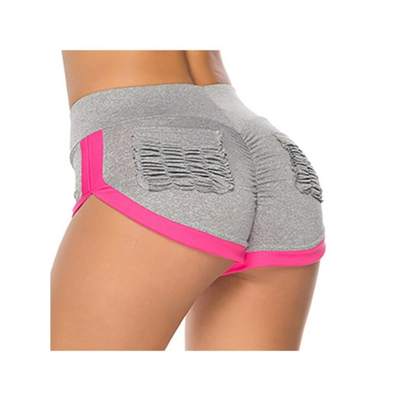 Women's buttock lifting high waist shorts