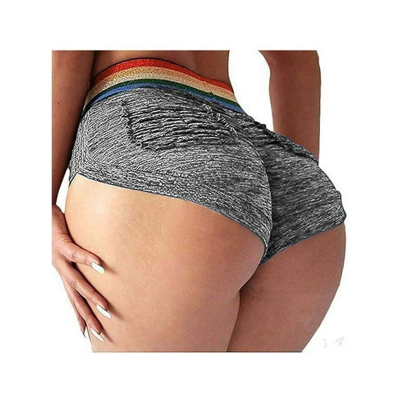 Women's buttock lifting high waist shorts