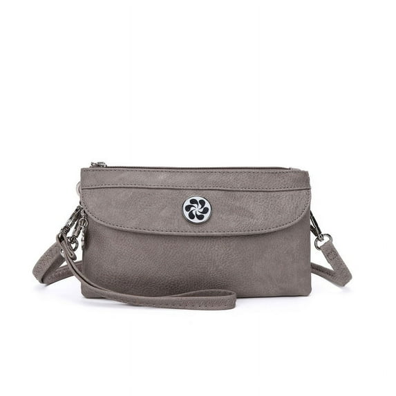 Women's casual crossbody bag with soft and lightweight PU adjustable shoulder straps