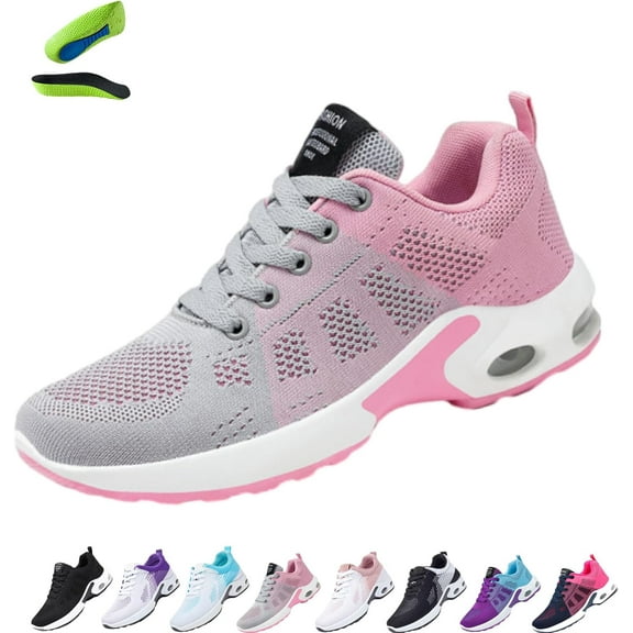 Women's casual shoes, breathable sports shoes, lightweight Mesh surface shoes