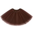 thumbnail image 1 of Women's chiffon Tutu skirt, with elastic waist and fluffy skirt, suitable for various holiday parties, 1 of 4