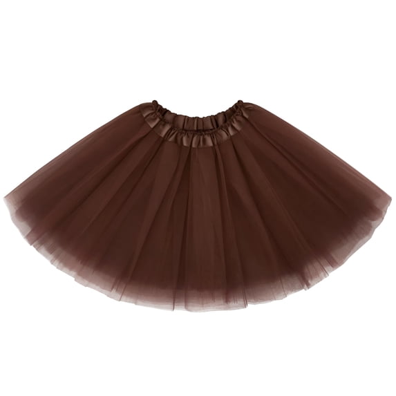 Women's chiffon Tutu skirt, with elastic waist and fluffy skirt, suitable for various holiday parties