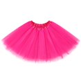 thumbnail image 1 of Women's chiffon Tutu skirt, with elastic waist and fluffy skirt, suitable for various holiday parties, 1 of 4