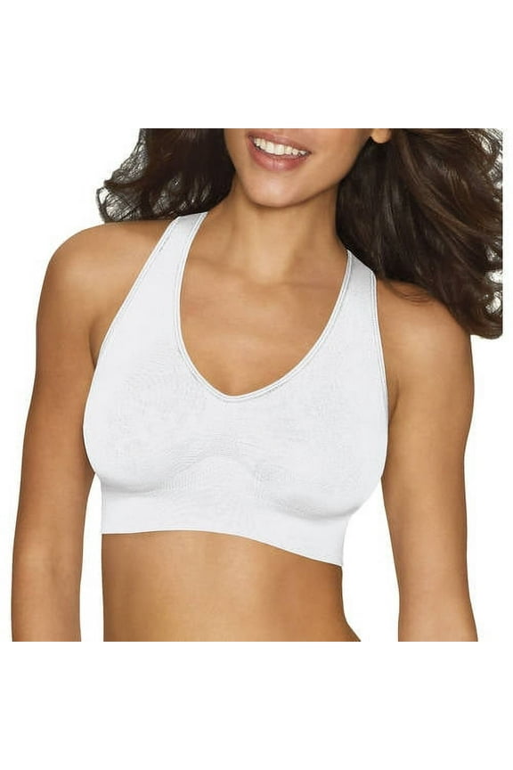 Women's cozy racerback seamless pullover wirefree bra, style g39f