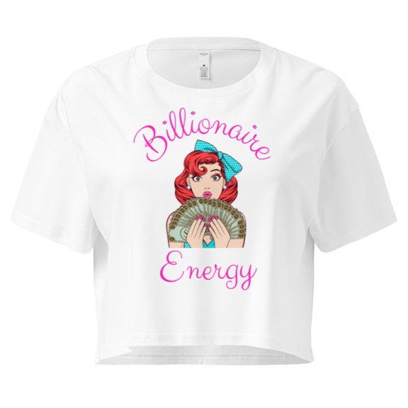 Women’s crop top Billionaire  (White, L)