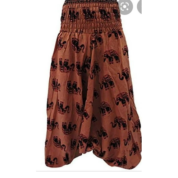 Women's elephant hippie boho yoga harem pants