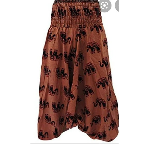Women's elephant hippie boho yoga harem pants