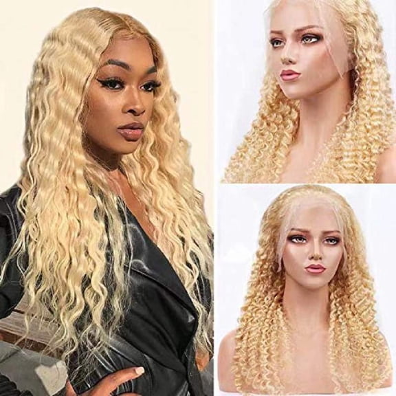 Women's fashion synthetic wig 613# middle part long curly hair small curly hair wig