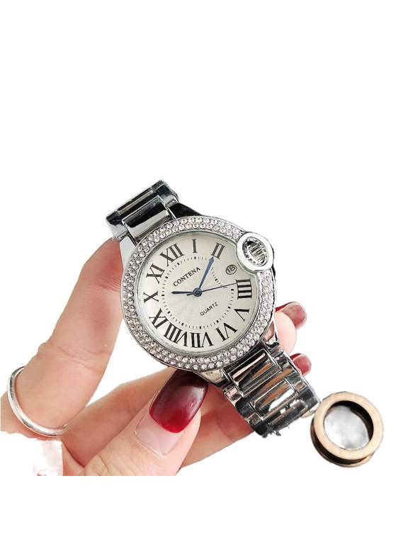 Women's fashion watch just with diamond set British watch