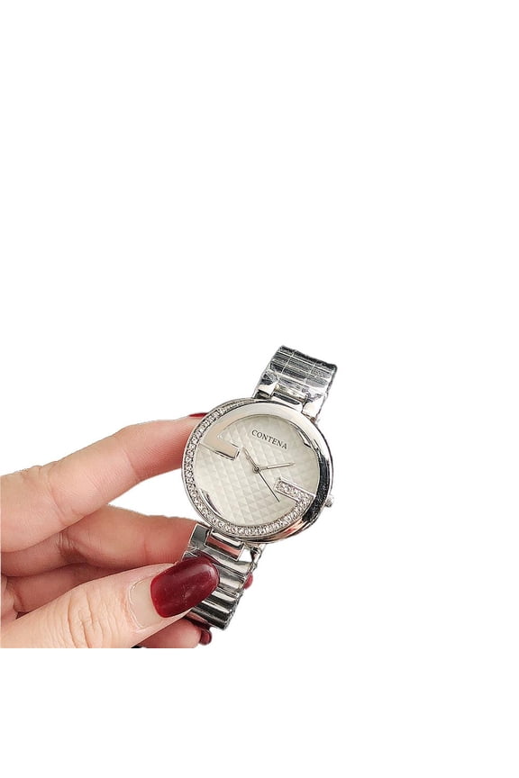 Women's fashion watch just with diamond set British watch