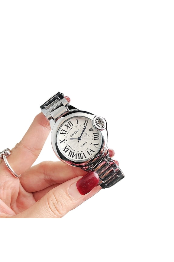 Women's fashion watch steel strap quartz small dial watch