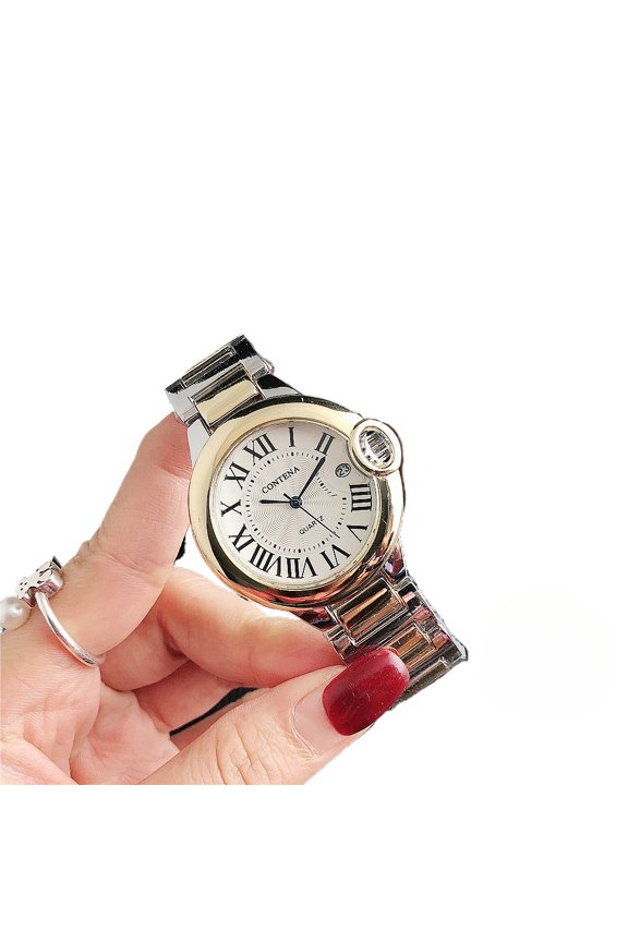 Women's fashion watch steel strap quartz small dial watch