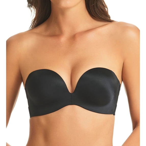 Women's fine lines RL136 Refined Wireless Strapless Convertible Bra (Black 36C)