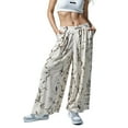 thumbnail image 1 of Shadowsong Women's Floral  Skirt Pants, Beige, Size L, 1 of 16