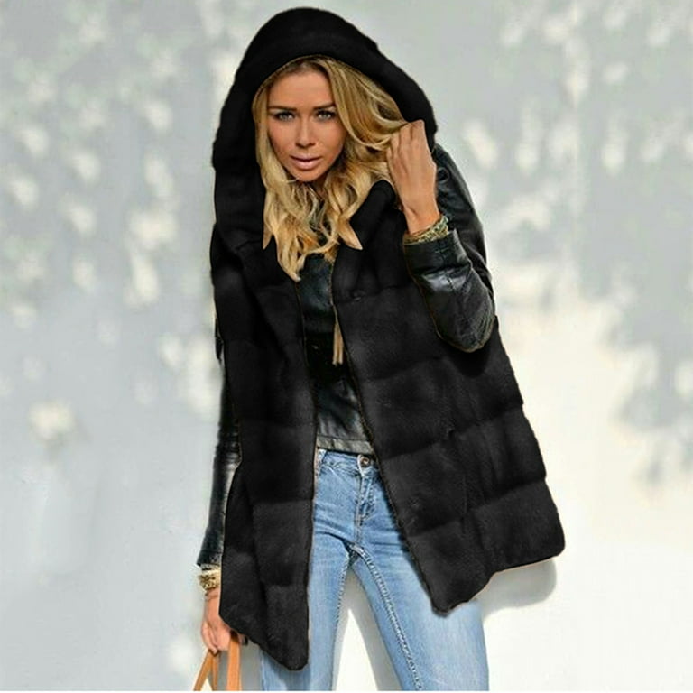 Fur sure sales hooded jacket