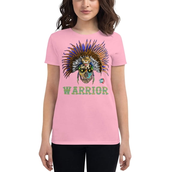 Women's graphic Warrior t-shirt: Mayan