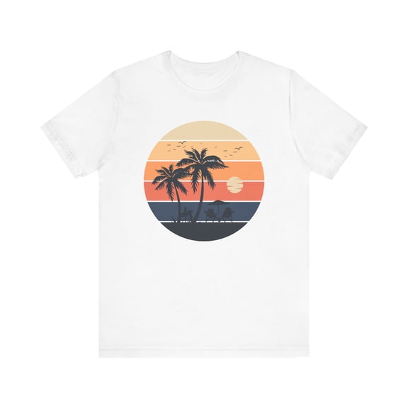 Women's graphic tshirt, Women's beach tee, casual ladies shirt
