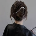 thumbnail image 1 of Women's high-end rose blossom twist clip, new style, back of the head straight clip, grab clip, versatile hair clip and hair accessory (2 pieces), 1 of 4