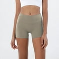 thumbnail image 1 of Women's high-waisted hip lift peach hip yoga pants three-quarter pants Sports shorts Fitness pants, 1 of 6