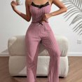 thumbnail image 1 of Women's home wear striped bandeau set, 1 of 7
