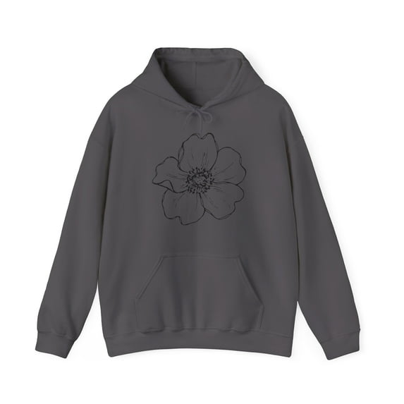 Women's hooded sweatshirt, Flower hoodie, sweatshirt long sleeve