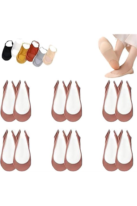 Women's ice silk invisible stockings, ultra-thin non-slip invisible lining, ultra-thin, lightweight and breathable.