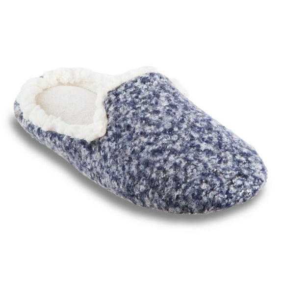 Women's isotoner Jessie Knit Hoodback Slippers Navy