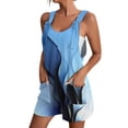 thumbnail image 1 of Women's jumpsuits Summer fashion Comfortable and casual Adjustable suspender jumpsuit Shorts Zebra print jumpsuit with pockets, 1 of 2