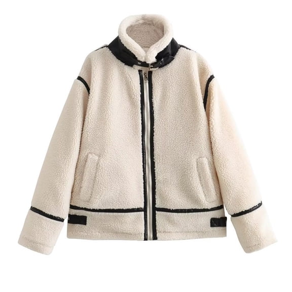 Women's lamb's wool Jacket,Winter Thicken Warm Jacket